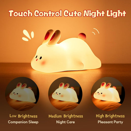 Cute LED  Rabbit Night Light