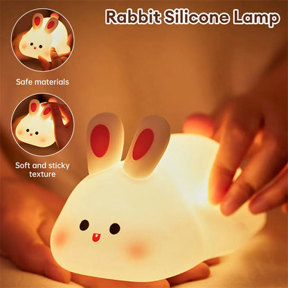 Cute LED  Rabbit Night Light